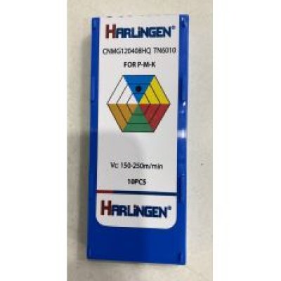 MẢNH DAO TIỆN HARLINGREN CNMG120408HQ TN6010 (HỘP 10 MŨI)